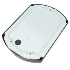 Moderne halbrunde Außen Gartenleuchte QUARTZ Anthrazit farben