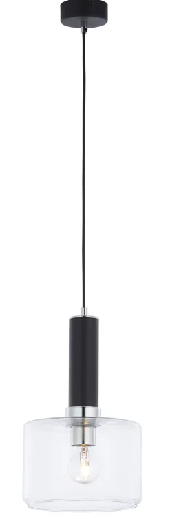 Moderne Hängelampe Metall Glas E27 schlicht JENNA