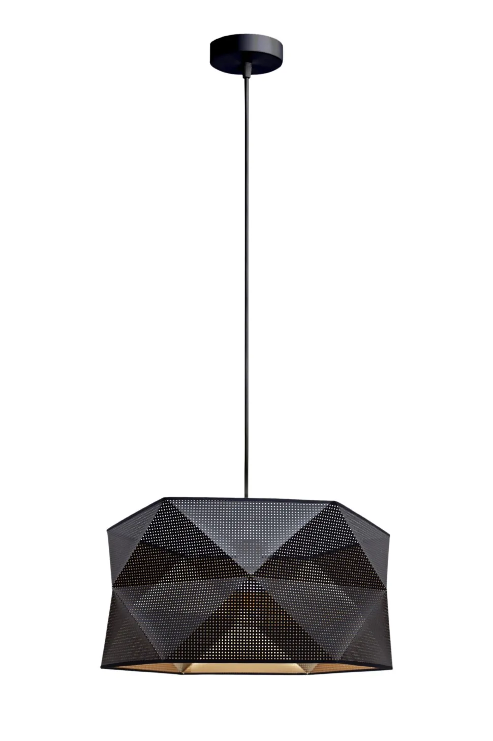 Moderne Hängelampe Stoffschirm wohnlich E27 L:70