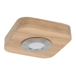 Moderne LED Deckenleuchte Holz Metall 5W kompakt