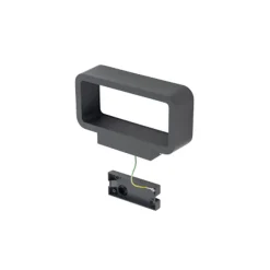 Moderne LED Wandlampe in anthrazit