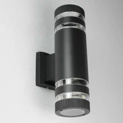 Moderne runde Außenwandlampe