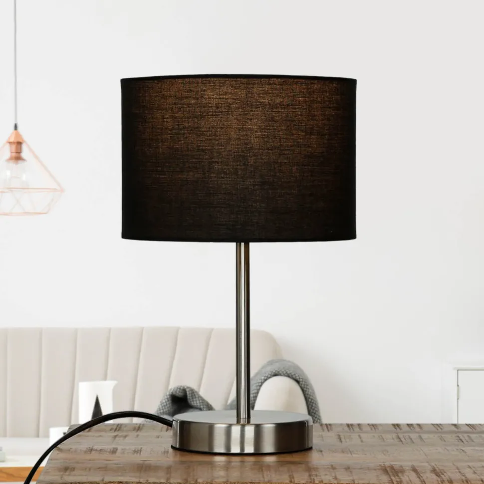 Moderne runde Tischleuchte