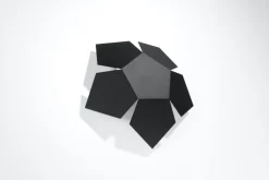 Moderne Wandlampe Schwarz Lichteffekt Metall dekorativ