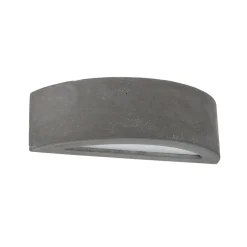 Moderne Wandlampe Up Down Beton Glas E27 wohnlich