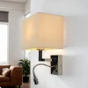 Moderne Wandleuchte mit LED Lesearm