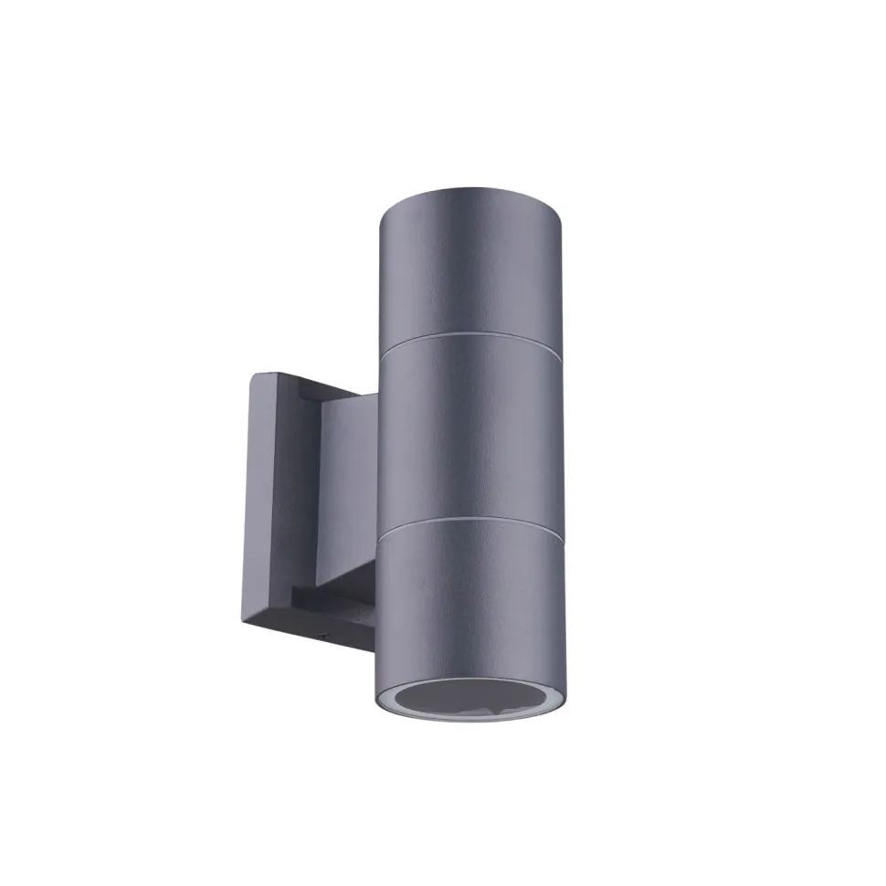Moderne Wandleuchte Up Down Anthrazit GU10 IP44 außen