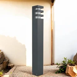 Moderne Wegeleuchte Anthrazit 75cm IP54 E27