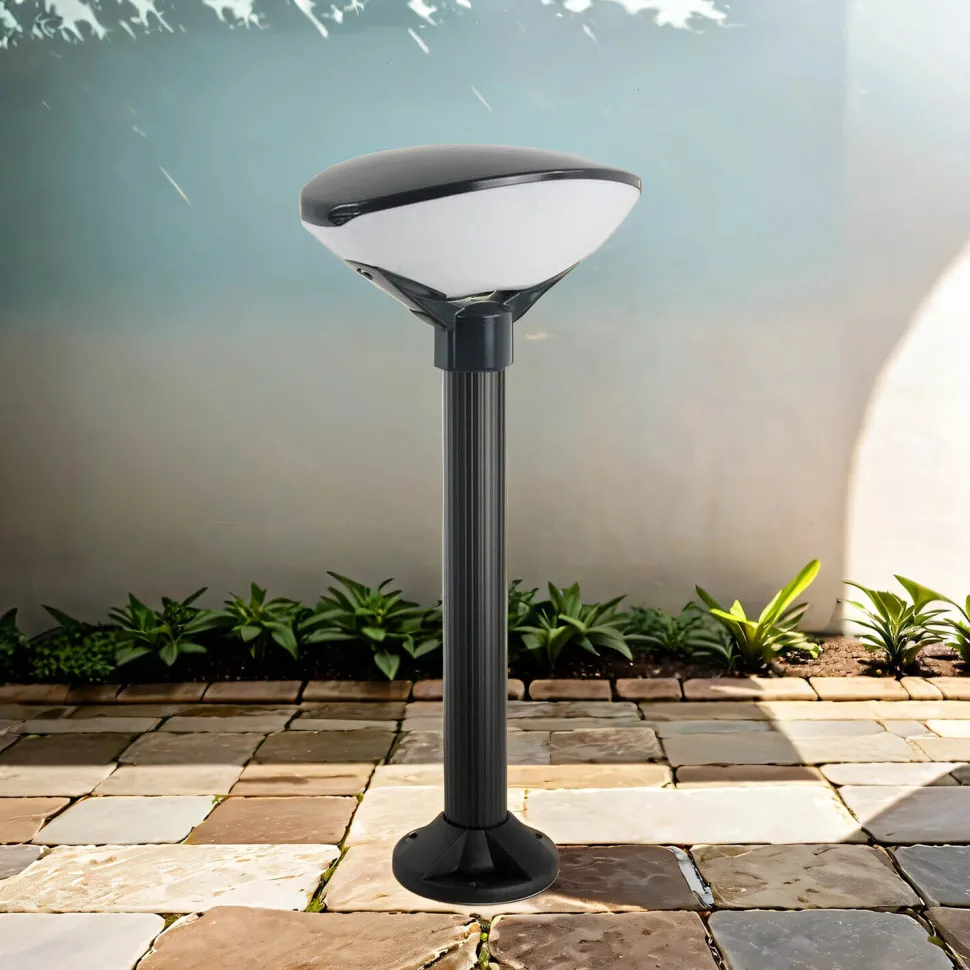 Moderne Wegeleuchte außen IP55 69cm E27 Schwarz