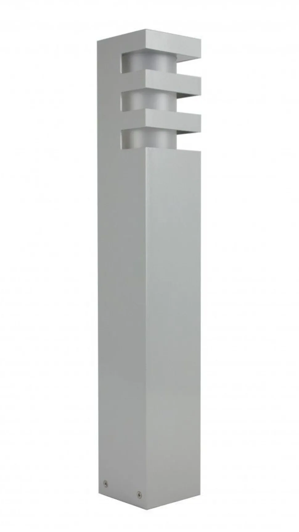 Moderne Wegeleuchte in Silber 50cm wetterfest IP54