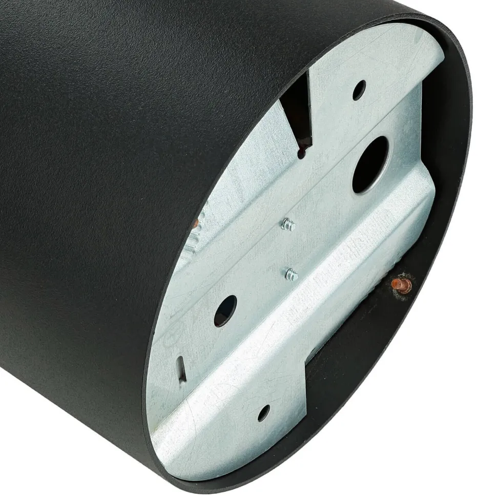 Moderner Deckenspot GU10 Metall in Schwarz Gold