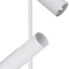 Moderner Deckenspot Weiß Metall H:76 cm GU10 3-flammig