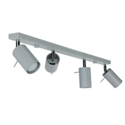 Moderner Deckenstrahler ETNA Grau 80 cm lang