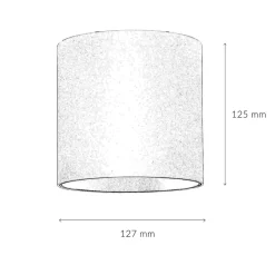 Moderner Deckenstrahler Metall GU10 Ø12,7cm rund