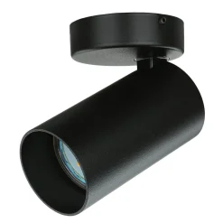 Moderner Deckenstrahler Schwarz GU10 H:13cm klein