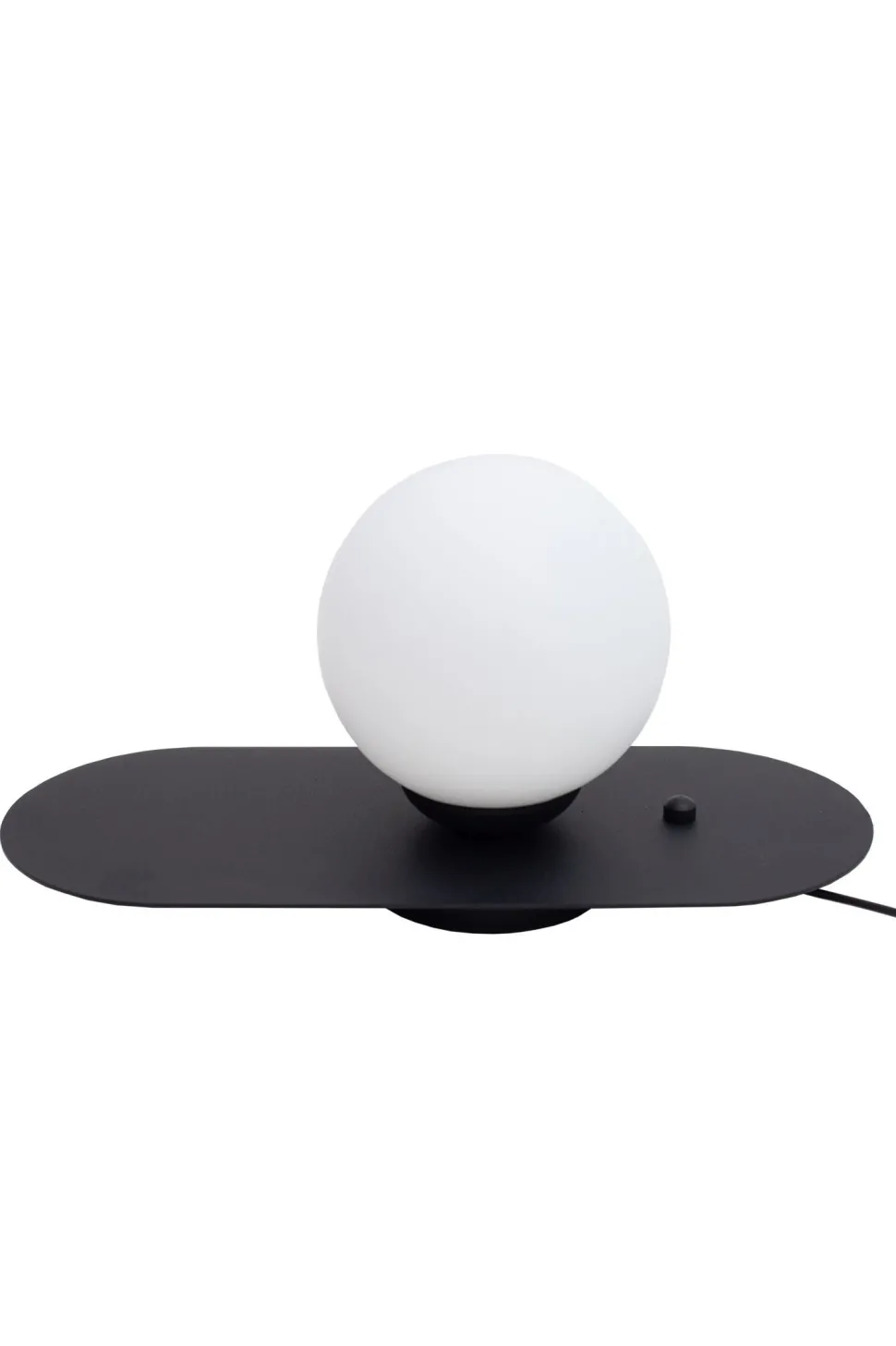 Nachttischlampe mit Schalter Glas Metall E27 22 cm