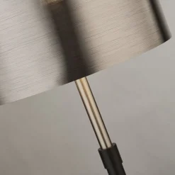 Nachttischleuchte E27 59,5 cm Schwarz Modern