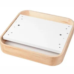 Natürliche Deckenlampe Pinie Glas B:45 cm E27 4-flmg