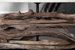 Natürliche Tischlampe Modern kunstvoll 40cm Treibholz