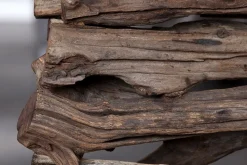 Natürliche Tischlampe Modern kunstvoll 40cm Treibholz