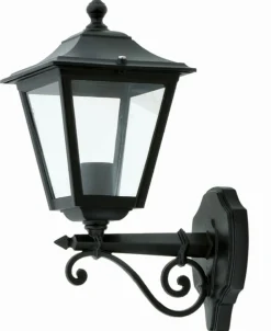 Nostalgische Außenlampe ONAYA Schwarz IP44 Rustikal