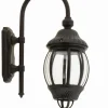 Nostalgische Außenlampe Wandleuchte AILEAN Schwarz IP23