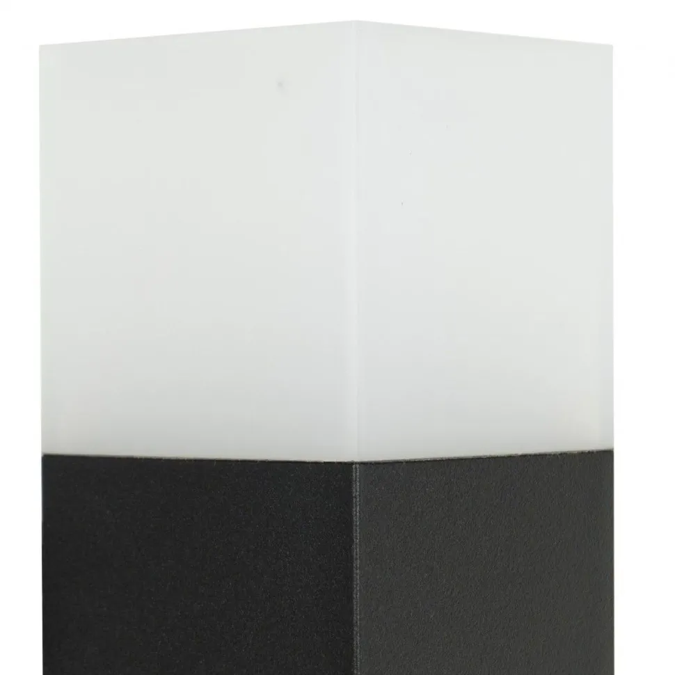 Outdoor Stehleuchte Schwarz 58cm IP44 eckig