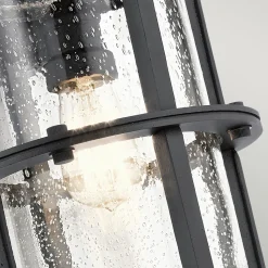 Outdoor Wandleuchte Schwarz IP44 Maritim LERA