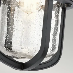 Outdoor Wandleuchte Schwarz IP44 Maritim LERA