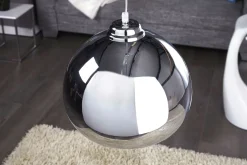 Pendellampe Ø30cm rund Retro Lampe Esszimmer Kugel