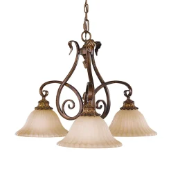 Pendelleuchte ANABELL 10 Bronze Ø22cm verstellbar