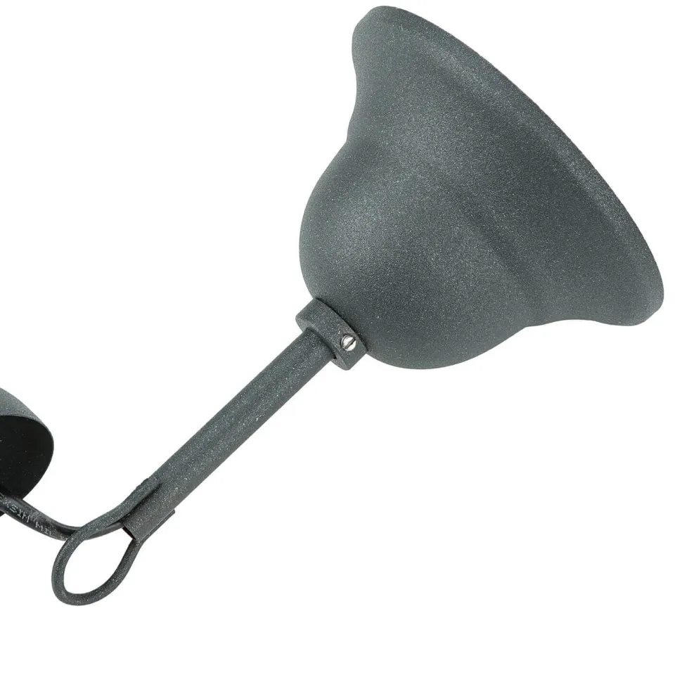 Pendelleuchte Anthrazit Stoff Landhaus Esstisch