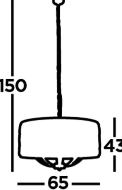 Pendelleuchte Art Déco Ø 65 cm rund 8x E14 Kristall Schirm