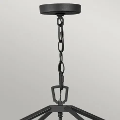 Pendelleuchte außen Aluminium Glas E14 IP44 Schwarz Vintage