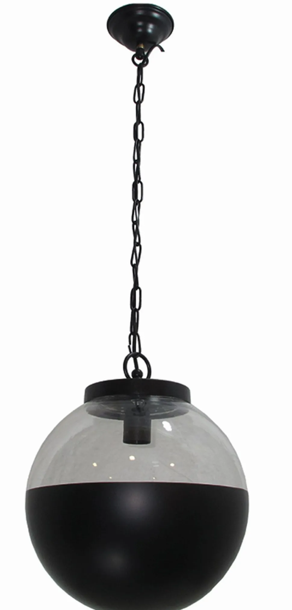 Pendelleuchte Außen IP44 rund Kugel Schirm E27 MELANTHA