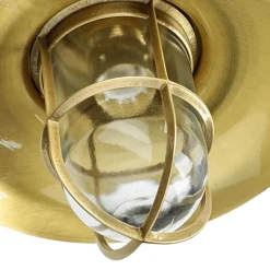 Pendelleuchte Außen Messing Glas Terrasse Ø23cm