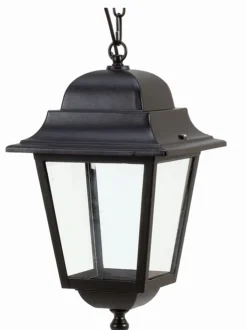 Pendelleuchte Außen Schwarz Aluminium IP44