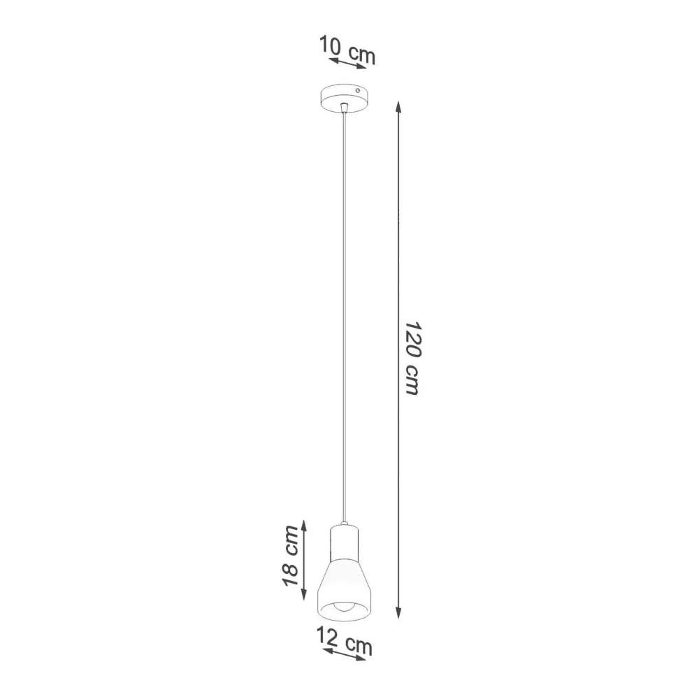 Pendelleuchte Beton Holz Ø 12 cm Skandinavisch E27