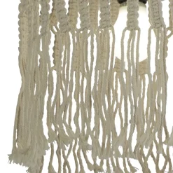 Pendelleuchte Boho Seil Ø 31,5 cm Weiß Natur E27 DANNY