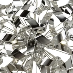 Pendelleuchte Chrom D: 60 cm Metall 6x G9 dekorativ