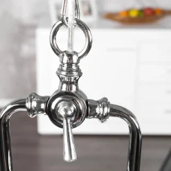 Pendelleuchte Ø45cm Industrie Wohnzimmerlampe Chrom