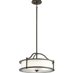 Pendelleuchte CORDA Bronze Ø46cm verstellbar Lampe