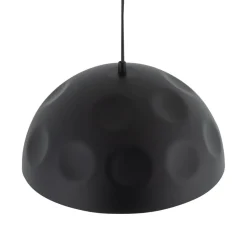 Pendelleuchte E27 in Schwarz Gold matt Ø 50 cm