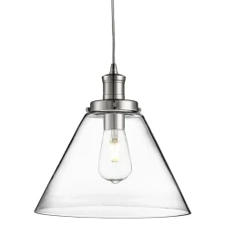 Pendelleuchte E27 PYRAMID verchromt