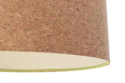 Pendelleuchte E27 rund Ø 40 cm Kork Modern Boho