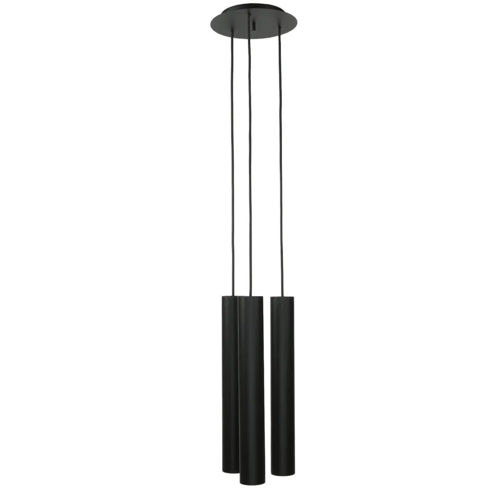 Pendelleuchte EYE Schwarz 3-flmg Wohnzimmer Lampe