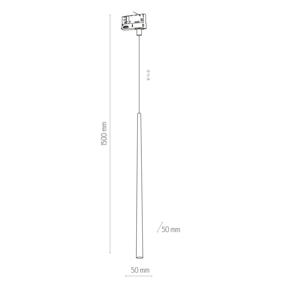 Pendelleuchte G9 Schwarz Metall L:8 cm akzentuiert
