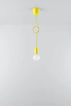 Pendelleuchte Gelb Retro vielseitig NESSA Wohnzimmer