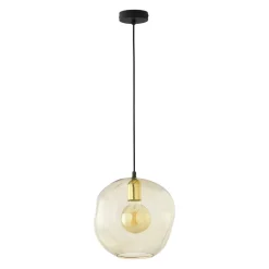 Pendelleuchte Glas Kugelschirm E27 elegant BOSTA