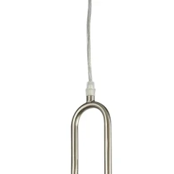 Pendelleuchte Glas Metall Ø 24 cm H: 1,3 m verstellbar E27